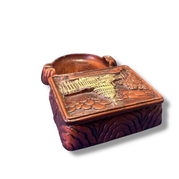 Vintage Desktop Ashtray & Cigarette Holder – U.S. Capitol Washington D.C. Souven - Picture 2 of 7